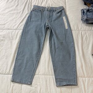 Banana Republic Factory high rise barrel jeans